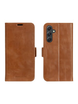 Dbramante1928 Copenhagen - Flip-Hlle Fr Mobiltelefon - Genarbtes Leder - Hellbraun - Fr Samsung Galaxy A54