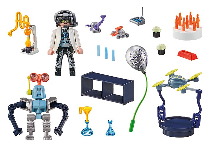 Playmobil 71450 City Life Forscher Mit Robotern