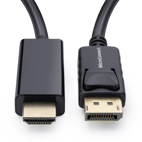 EAN 5704174300366 - Microconnect MC-DP-HDMI-150 adaptador de cable de vídeo 1,5 m DisplayPort Negro imagen 2