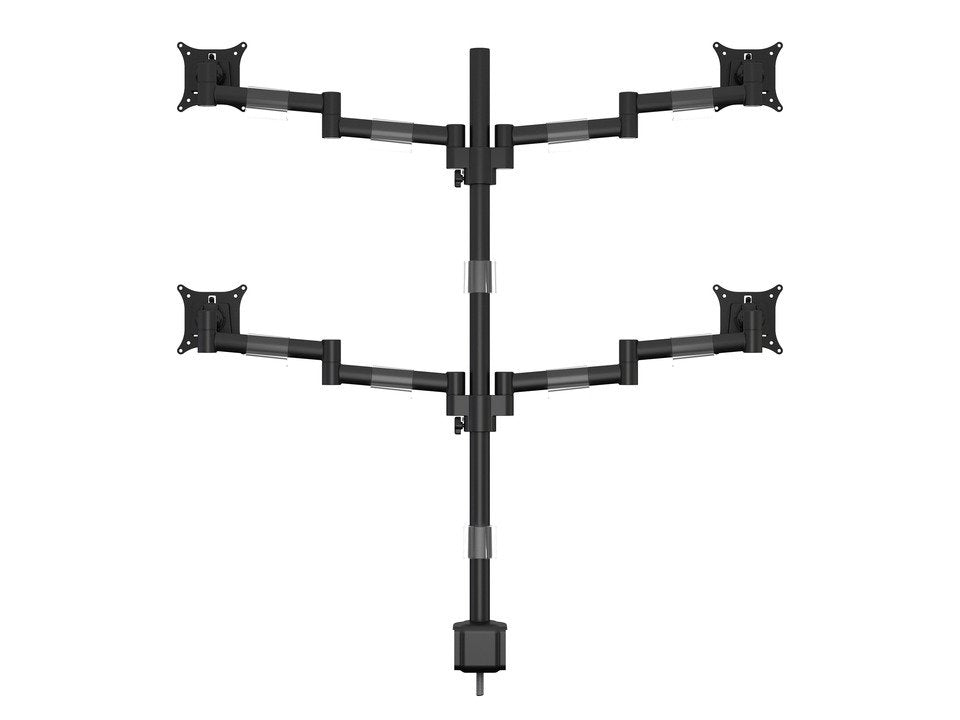 M Vesa Deskmount Officeline  Quad Black