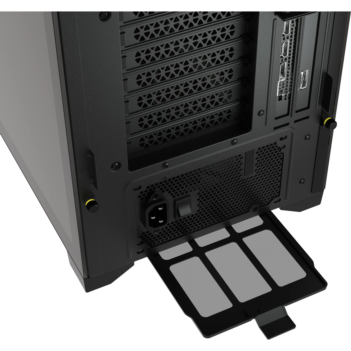 Caja Pc Corsair Icue 5000x Cristal Templado Negra