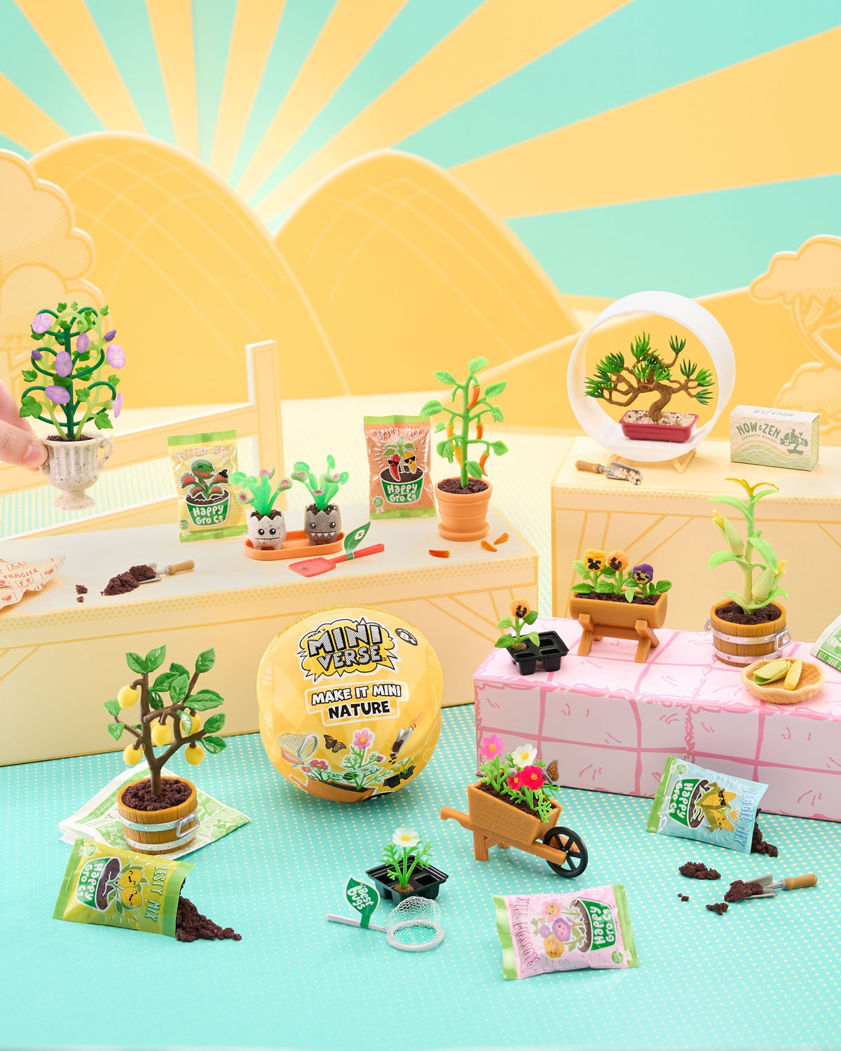 Mga Entertainment Miniverso De Mga: Make It Mini Nature Series 3 Mini Coleccionables, Elaboración De Artículos Variados 546962-Euc