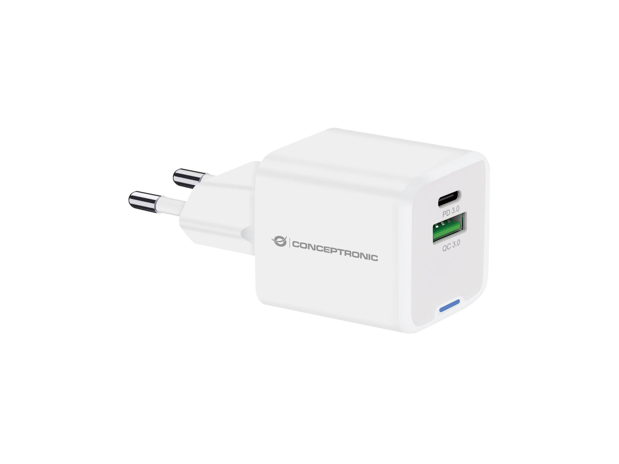 EAN 4015867236468 - Conceptronic ALTHEA15W cargador de dispositivo móvil Universal Blanco Corriente alterna Carga rápida Inte imagen 1