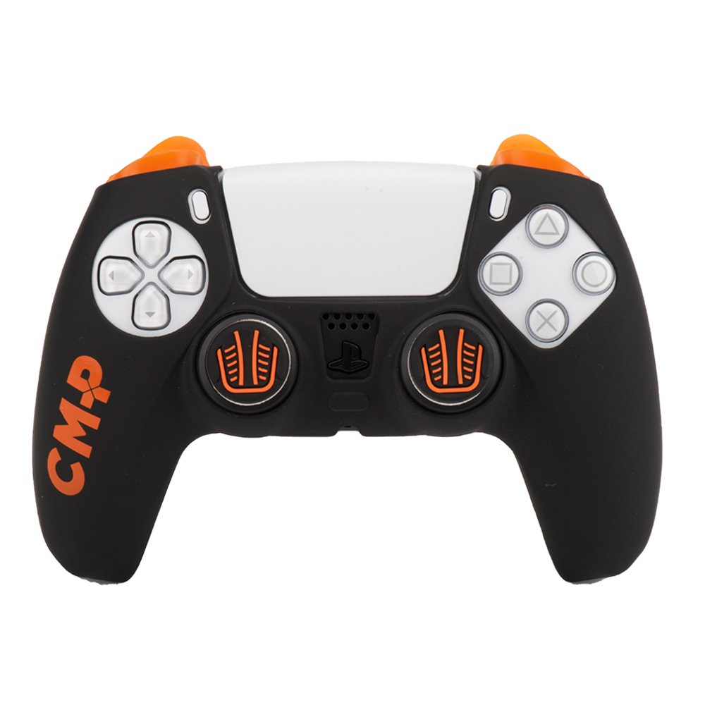 Kit Funda Silicona Fr-Tec Control Mod Pro Para Mando Ps5 Negro
