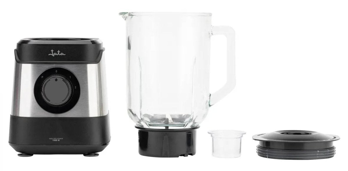 EAN 8421078039587 - JATA JEBT3855 licuadora 1,8 L Batidora de vaso 1500 W Negro, Acero inoxidable, Transparente imagen 3