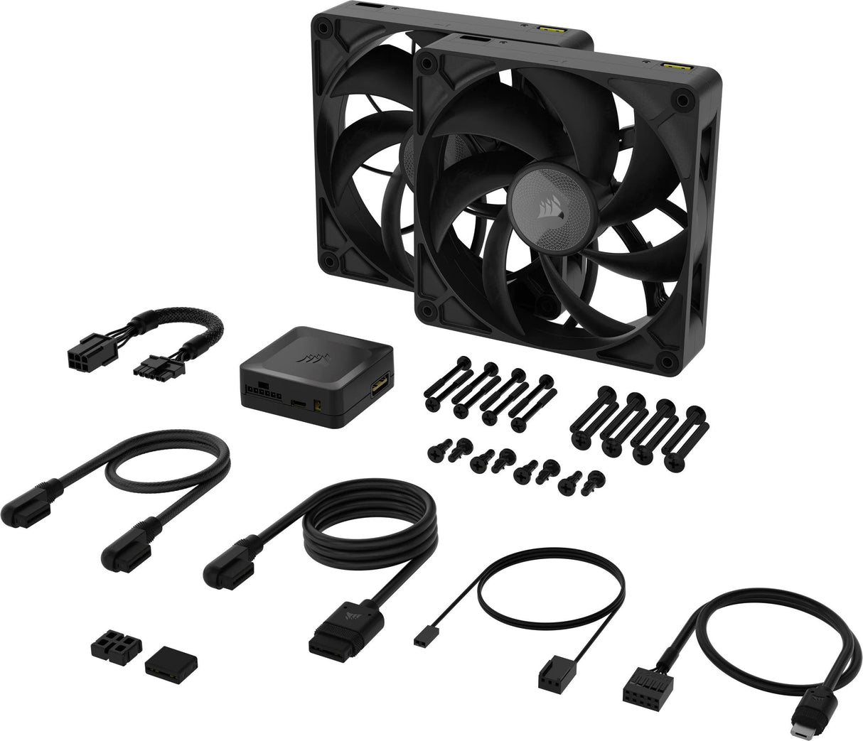 Ventilador Pc Corsair Rx140 Max Thick, Negro, Paquete De 2, 140 Mm Co-9051044-Ww