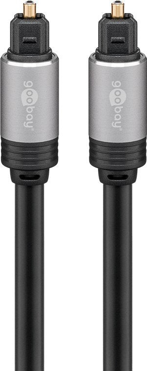 Cable  5m Toslink M A Toslink M Ø 5 Mm + Adaptador Mini Toslink Conector Metal Bolsa Colgar