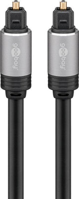 Cable  5m Toslink M A Toslink M Ø 5 Mm + Adaptador Mini Toslink Conector Metal Bolsa Colgar