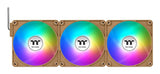 Ventilador De Refrigeración Para Pc Thermaltake Ct140 Ex Reverse Argb Sync, Color Arena Grava, Marrón, Paquete De 3, 140 Mm Cl-F228-Pl14gs-A