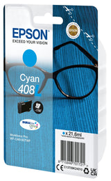 EAN 8715946701721 - Epson 408L DURABrite Ultra cartucho de tinta 1 pieza(s) Original Alto rendimiento (XL) Cian imagen 1