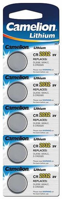 Camelion Cr2032-Bp5 Cr2032, Litio, 5 Pieza(S)