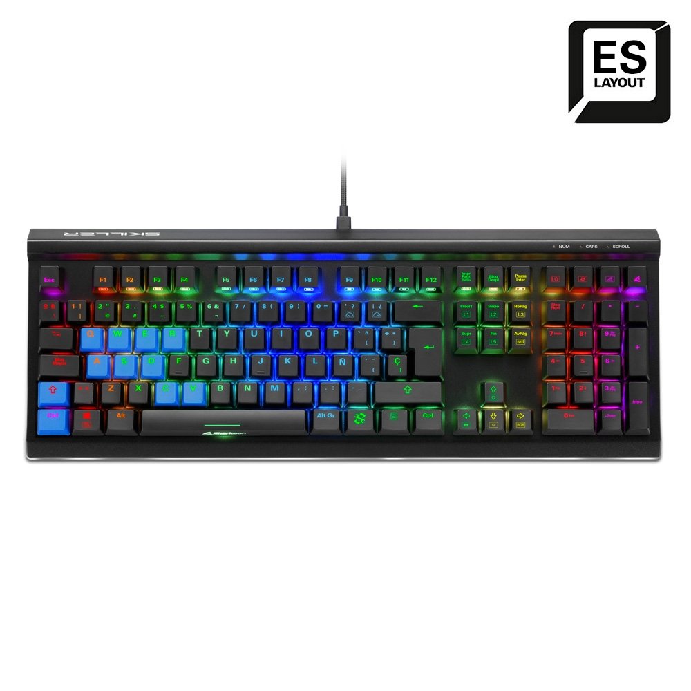 EAN 4044951033515 - Sharkoon SKILLER SGK60 teclado Juego USB QWERTY Español Negro imagen 3
