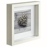 Hama Scala 3d Blanco 23x23 Retrato Madera Passepartout 59777