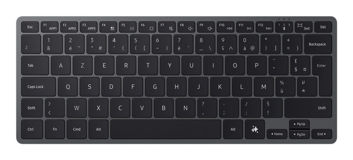 Smart Keyboard Con Touche Galaxy Ai Universal Gris Foncé