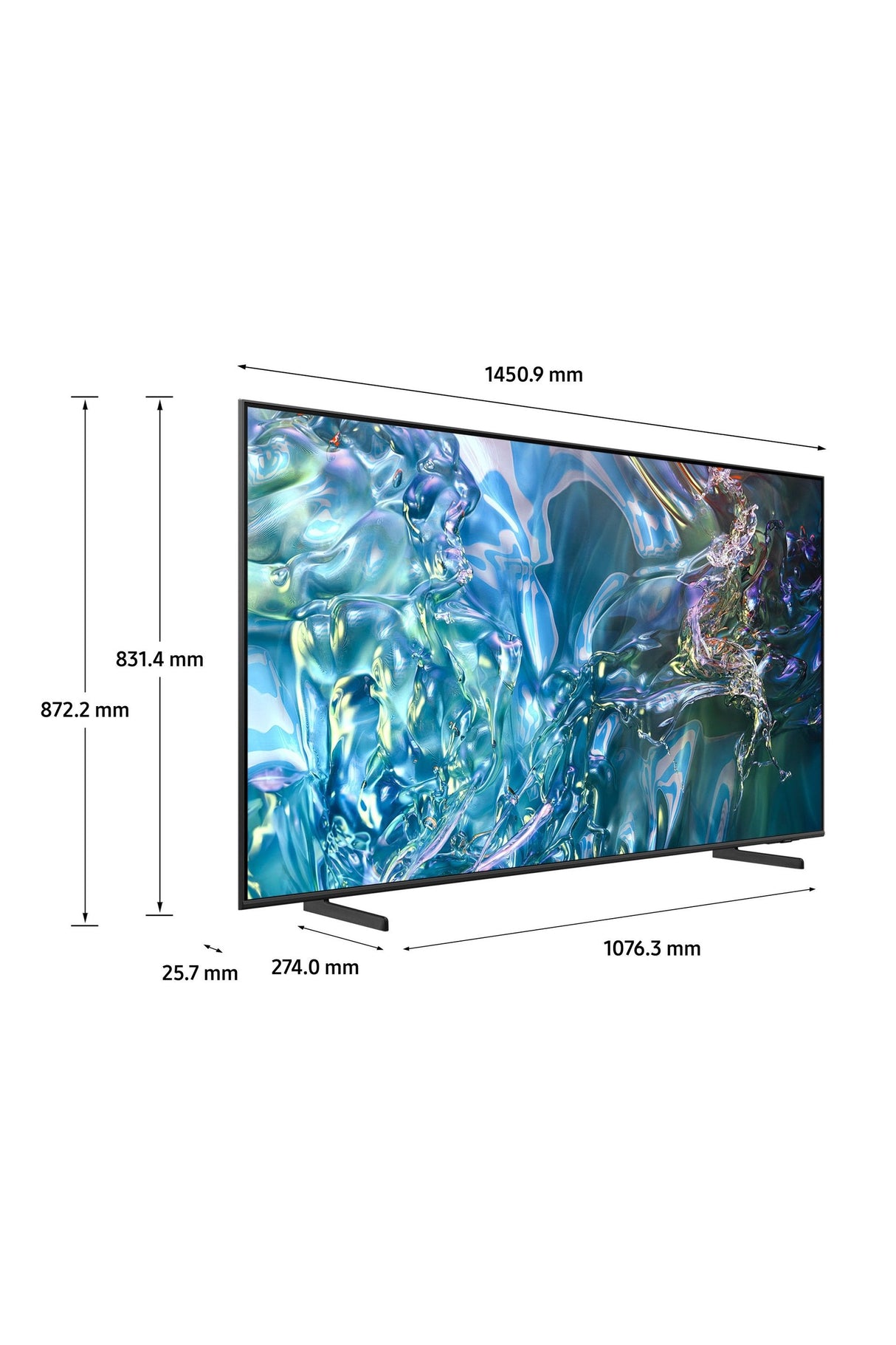 Televisor Samsung Qled Tq65q64dau 65' Ultra Hd 4k Smart Tv Wifi