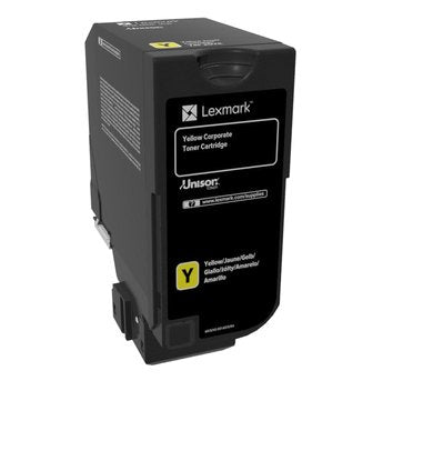 EAN 0734646608695 - Lexmark 74C20YE cartucho de tóner 1 pieza(s) Original Amarillo imagen 1