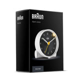 Reloj Despertador De Cuarzo Braun Bc 01 Wb Blanco