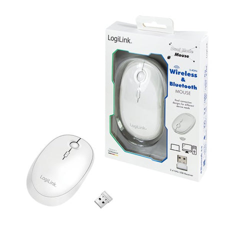 EAN 4052792065732 - LogiLink ID0205 ratón Oficina Ambidextro RF Wireless + Bluetooth 1600 DPI imagen 10