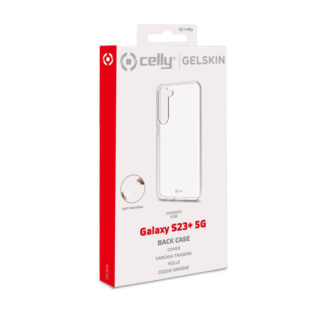 Celly Gelskin1034 Funda Samsung Galaxy S23+ 5g 16,8 Cm (6.6") Transparente