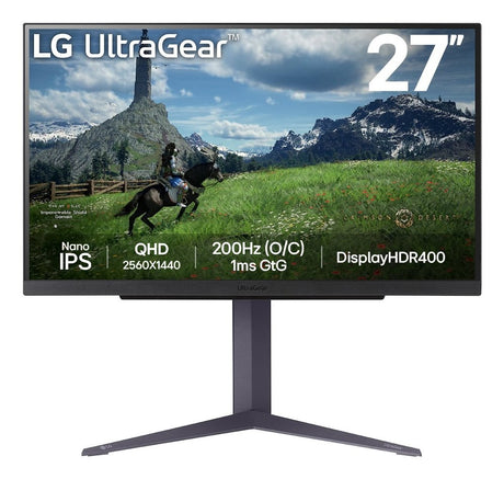 EAN 8806096175316 - LG 27GS85QX-B pantalla para PC 68,6 cm (27") 2560 x 1440 Pixeles Quad HD LCD Negro imagen 1