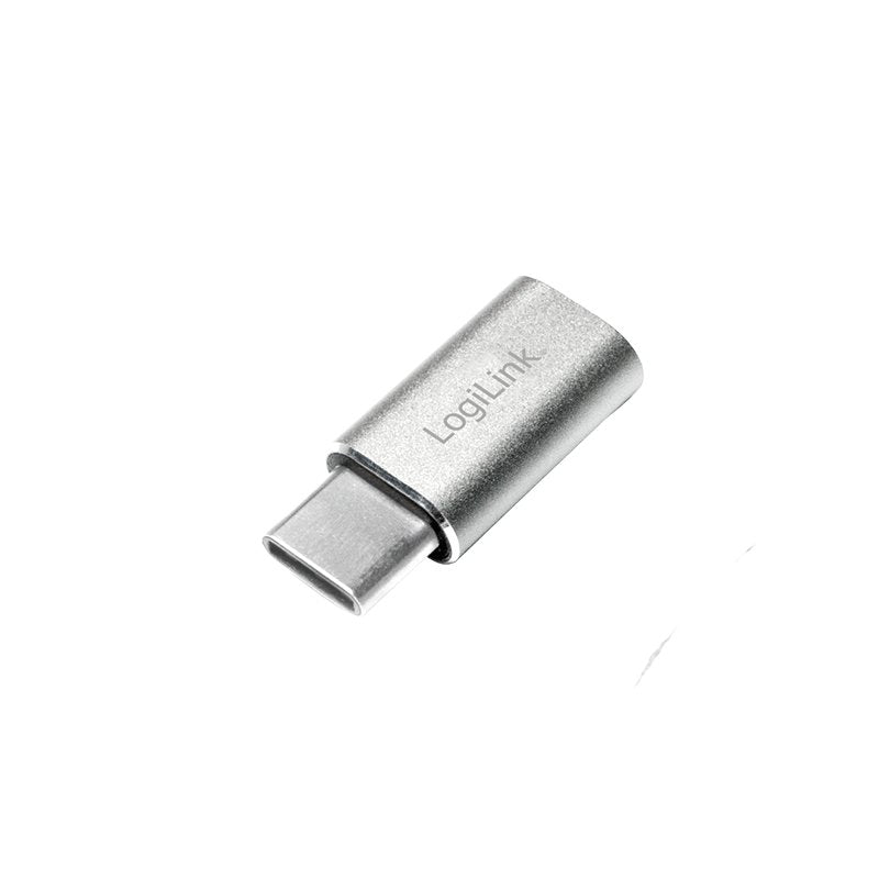 Logilink - Adaptador Usb-C -> Micro Usb H, Silver