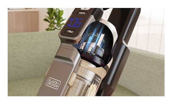 Aspiradora Black & Decker Bsv525blp-Qw De Pie Y Escoba Eléctrica Aspiradora Escoba Batería Secar Sin Bolsa 0,65 L Negro 2,5 Ah