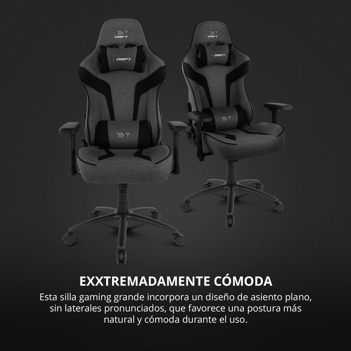 Silla Gaming Drift Dr90xxl Gris