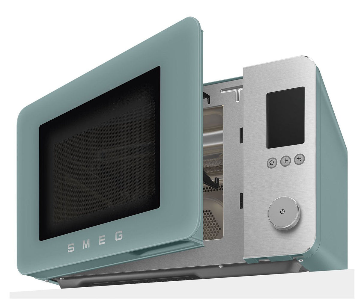 Smeg Kombi-Mikrowelle Moc02egmeu, 9 Fkt, 2100w, Smaragdgrün Matt