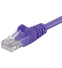 Cable Cat 6 Patch  U/Utp, Violet, 5 M - Cca Material