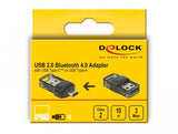 Delock Adaptador Usb 2.0 Bluetooth 4.0  2en1  Usb Type-C  O Type-A