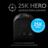 EAN 5099206077362 - Logitech G 910-005273 ratón Juego Ambidextro RF inalámbrico Óptico 25600 DPI imagen 23