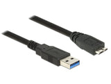 Delock Cable Usb 3.0 A Macho > Usb 3.0 Micro-B Macho 1 M
