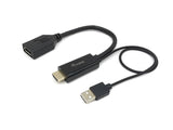 Equip Hdmi Adaptador Displayport M/H 0.15m 4k/60hz W