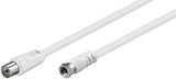 Goobay Akfc 250 2.5m Cable Coaxial 2,5 M Sat Blanco
