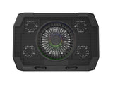 Base Refrigeradoras Genesis Oxid 850 Rgb 15.6"-17.3" Usb, 5 Ventiladores