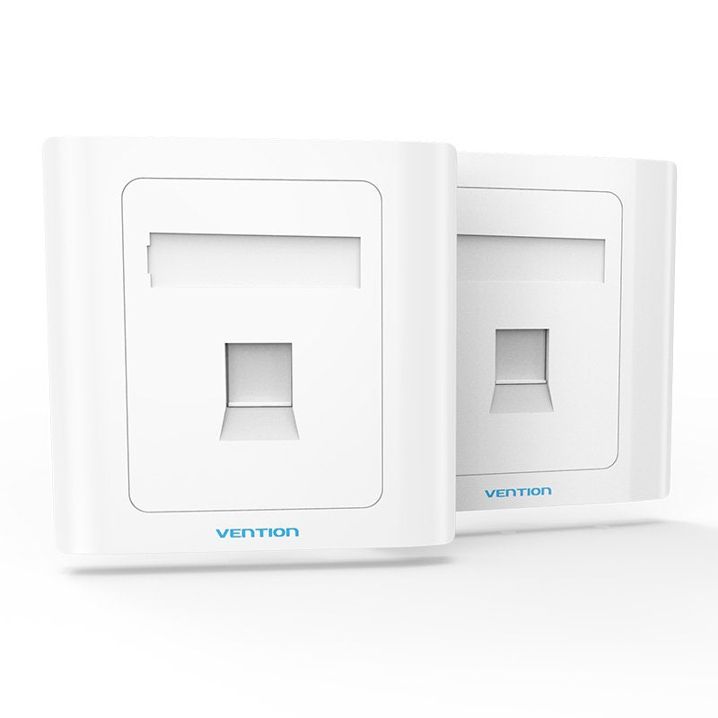 Placa De Pared Tipo 86 Vention Ifcw0 4 Puertos Rj45