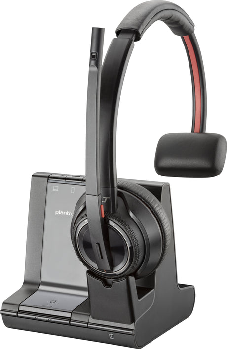 EAN 0196548585878 - Poly Savi 8210-M Office DECT 1880-1900 MHz Single Ear Headset Inalámbrico Diadema Oficina/Centro de llama imagen 3