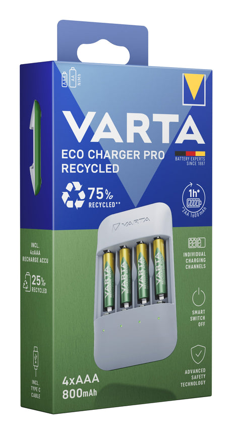 EAN 4008496073696 - Varta Eco Charger Pro cargador de batería Pilas de uso doméstico USB imagen 5