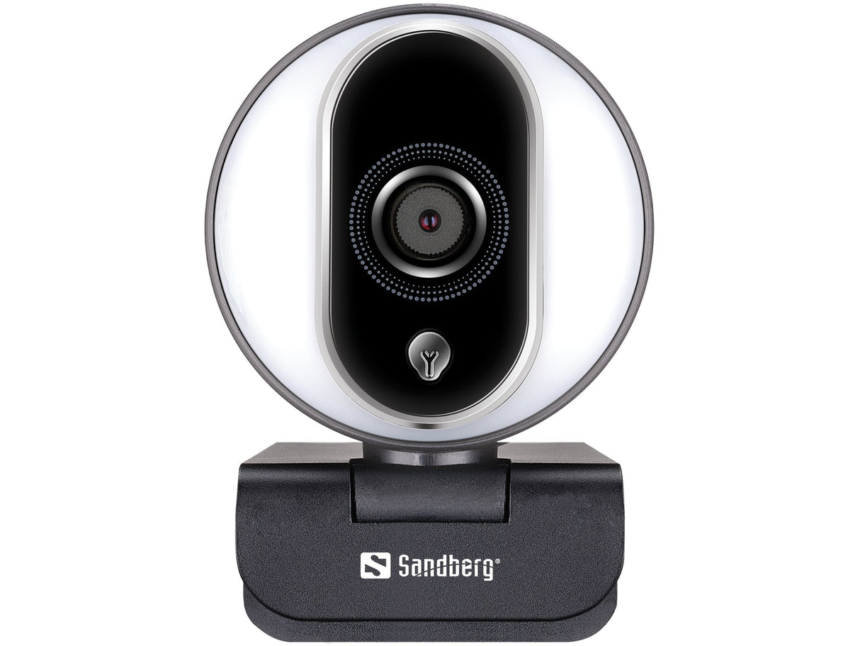 EAN 5705730134128 - Sandberg 134-12 cámara web 2 MP 1920 x 1080 Pixeles USB 2.0 Negro, Plata imagen 2