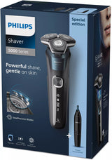 EAN 8720689008051 - Philips SHAVER Series 5000 S5889/11 afeitadora Máquina de afeitar de rotación Recortadora Negro imagen 4