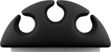 3 Slot Cable Management, Black