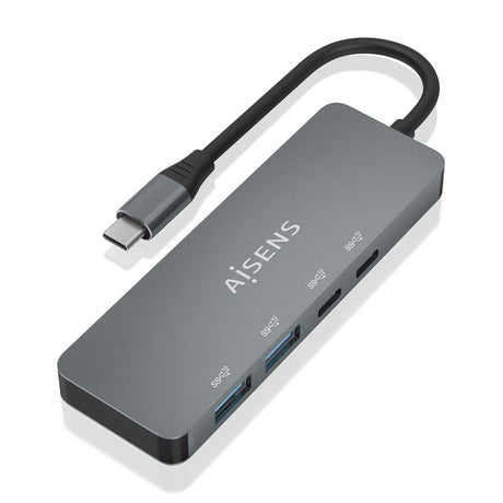 EAN 8436574708141 - AISENS A109-0694 hub de interfaz USB 3.2 Gen 2 (3.1 Gen 2) Type-C 10000 Mbit/s imagen 1