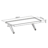 Techly Top Shelf Adjustable For Tv Screen Black