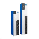 Regleta De Enchufes Bachmann Primo 2 Alu, 6 Vías, Negra, 2,0 M, Sin Interruptor