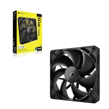 EAN 0840006680857 - Corsair iCUE LINK RX140 Carcasa del ordenador Ventilador 14 cm Negro 1 pieza(s) imagen 2