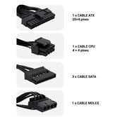 Coolbox Fuente De Alimentacion Tfx Black550 Gr-T 550w Negra
