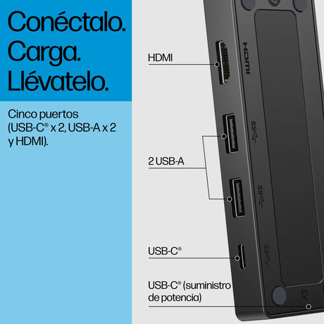EAN 0198122960897 - HP USB-C Travel Hub G3 Alámbrico USB 3.2 Gen 2 (3.1 Gen 2) Type-C imagen 4