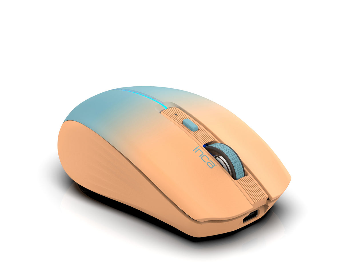 EAN 8681949014109 - Inca IWM-511RT ratón Oficina mano derecha RF Wireless + Bluetooth + USB Type-C Óptico 1600 DPI imagen 3