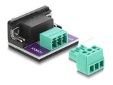 Delock D-Sub 9 Pin Bu > 3 Pin Terminalblock Adapter Can/Lin