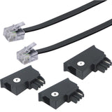 Cable De Conexión Telefónica Schwaiger Rj-11 - Rj-11 6m